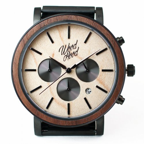 Dřevěné hodinky DAWN CHRONO - WoodHood. Luxusní model, který píše Váš příběh.