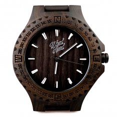 Dřevěné hodinky WoodHood Darkness pro muže i ženy. 