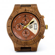 Exkluzivní model dřevěných hodinek Honey Chrono.