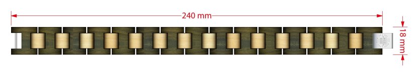 WoodHood - Maple Green Bracelet