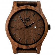 Dřevěné hodinky WoodHood Ace! Ideální dárek pro Vaše blízké. Největší ciferník z naší nabídky.